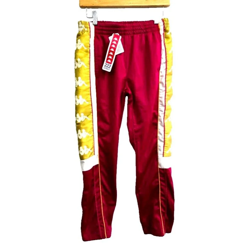 Kappa Women's Graphic Tearaway Track Pants, Size S, Red/White/Gold, MSRP… - Picture 5 of 13